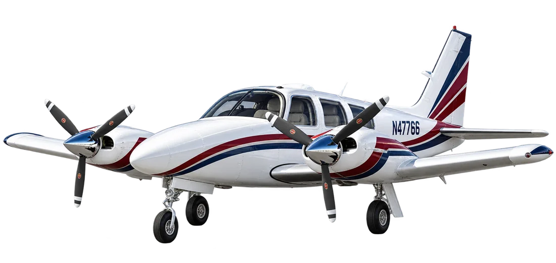 N47766 in a nose-up takeoff attitude