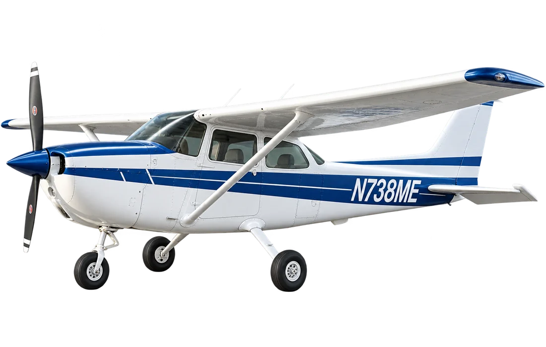 N738ME approaching the runway to land